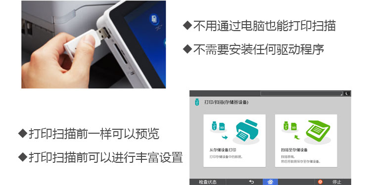 理光6000復印機 U盤SD卡直接打印